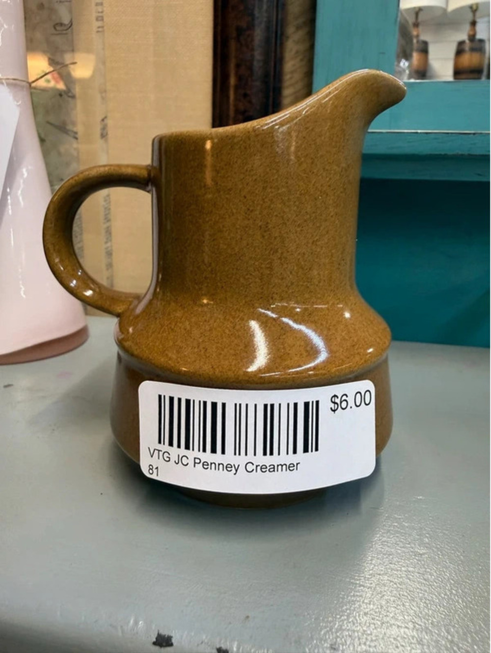 Vintage JcPenney "Daisy Vale" Stonewear Creamer